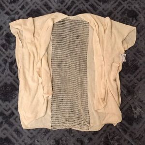 Cream kimono with detail on back